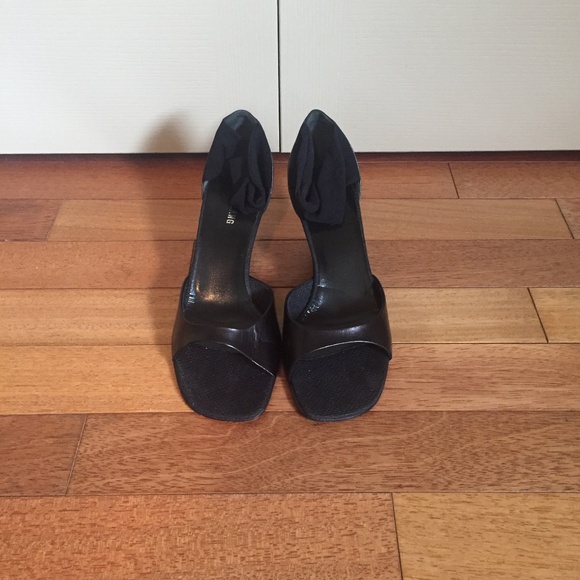 VINTAGE HELMUT LANG LEATHER HEELS - Picture 2 of 10